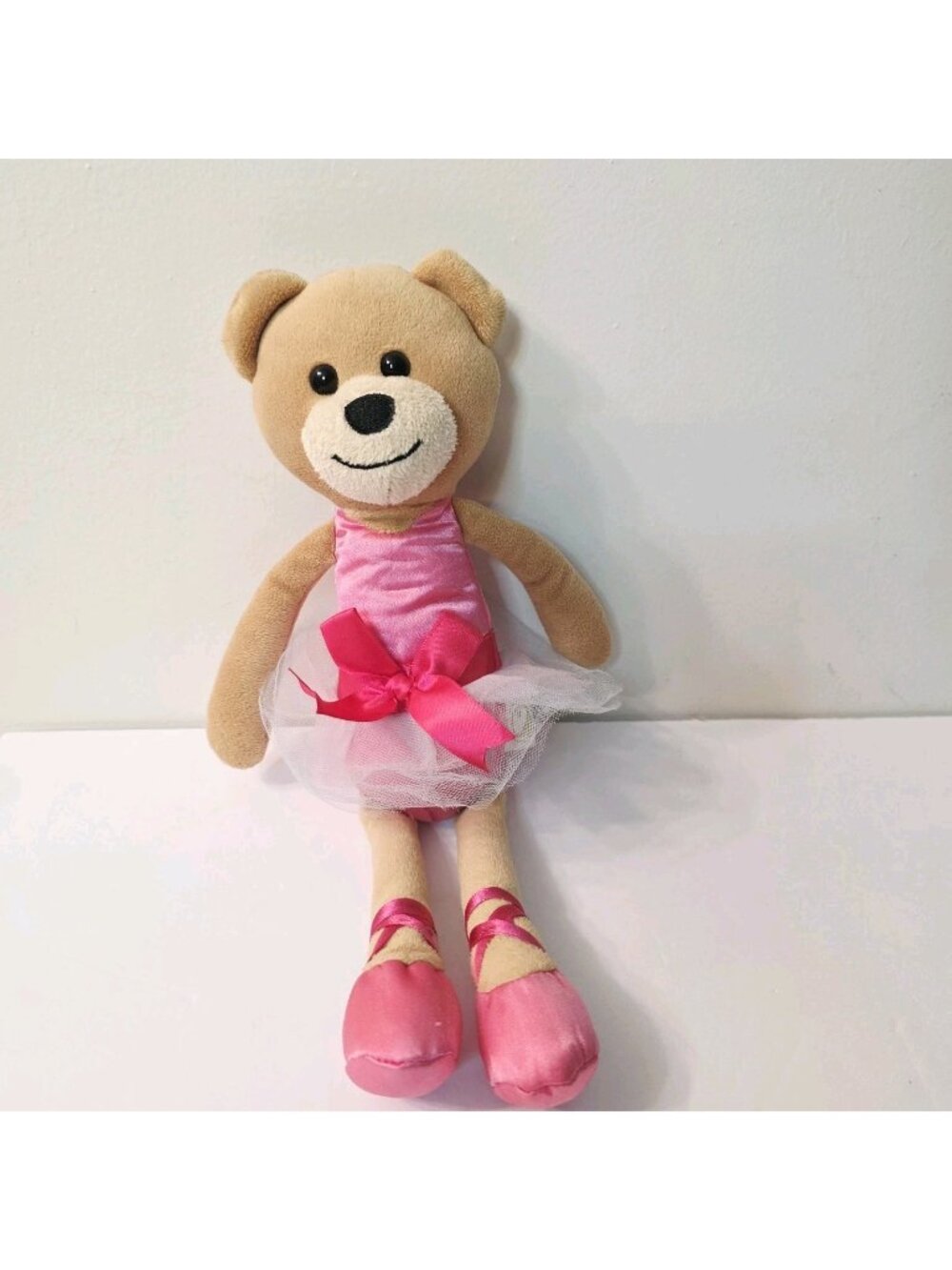 Animal Adventure 2016 Ballerina Teddy Bear Plush Pink Tutu Stuffed Animal